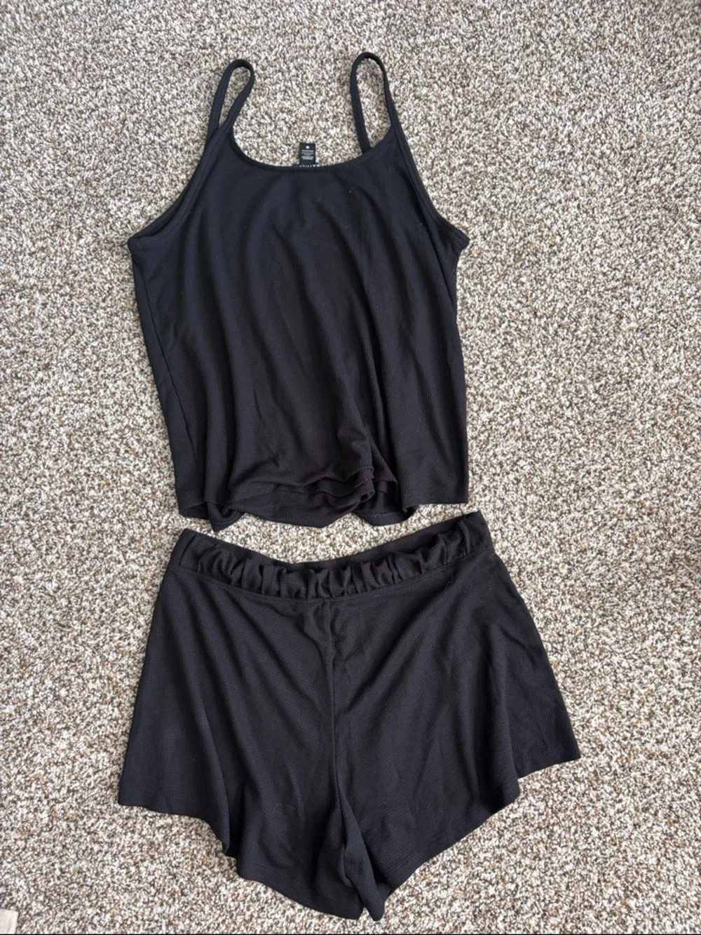 NEW Athleta Wind Down Sleep Set Black Medium - Picture 6 of 6